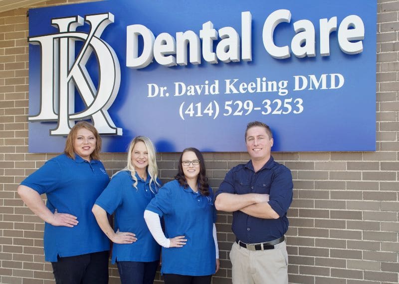 The DK Dental Care team and office in Hales Corners, WI